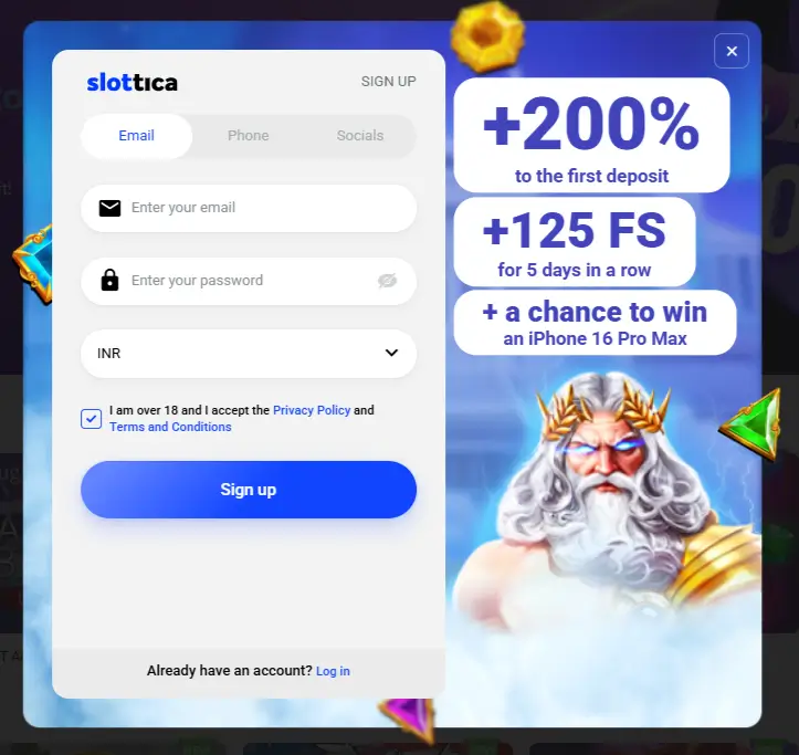 Slottica Register Slottica Register